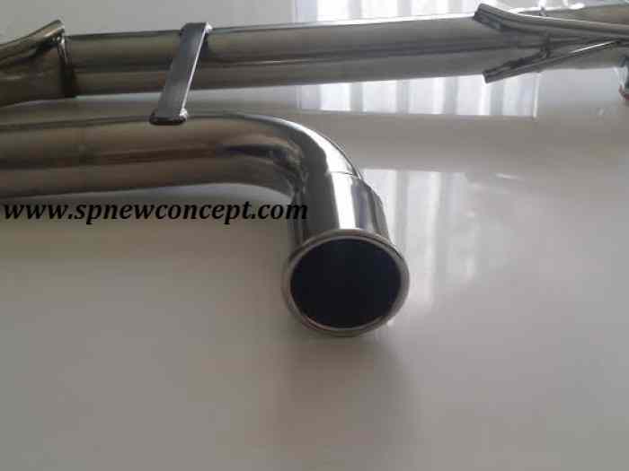 Silencieux arrière central Tube InoxCar pour Opel Corsa OPC 1.6 Turbo 192 cv