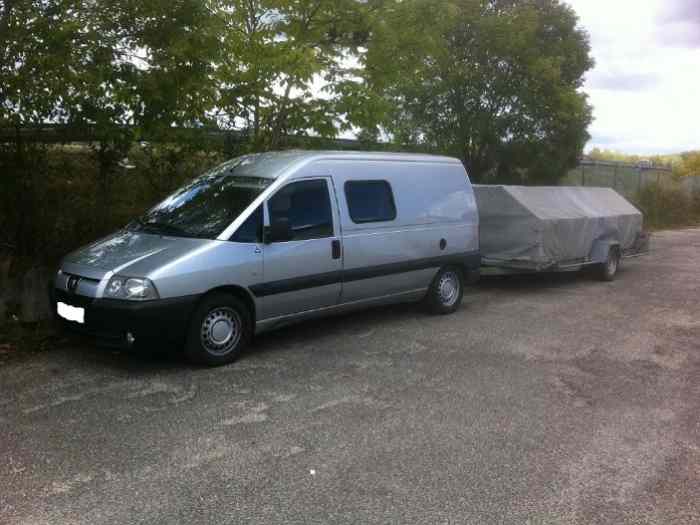 Structure tubulaire + bache pour remorque porte voiture Lider 0