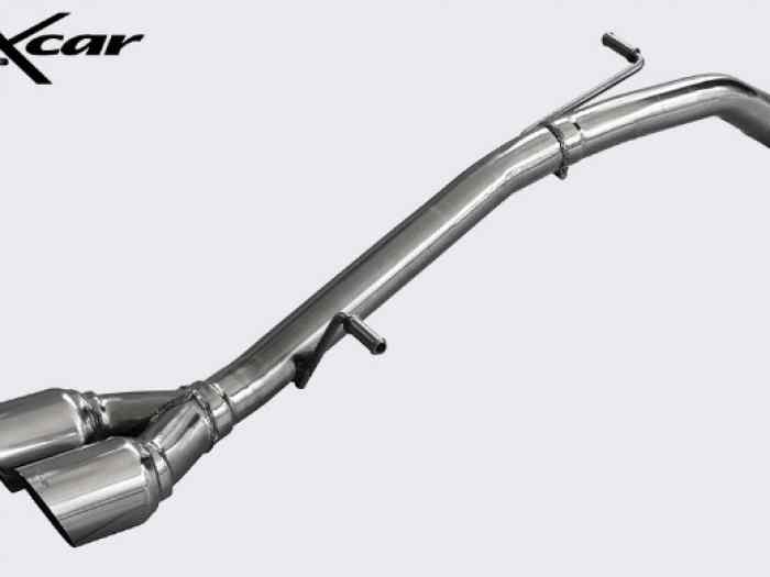 Silencieux Tube Inoxcar sortie 2x 80 pour 208 gti
