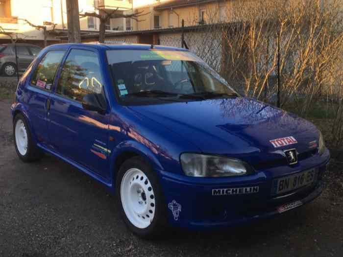 106 rallye 1.6 8s slalom/côte/piste