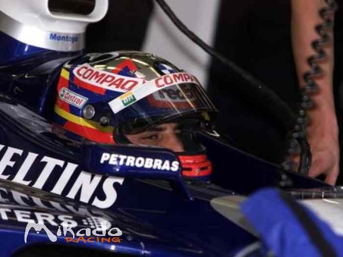 Pablo MONTOYA F1 visière originale Casque ARAI F1 , TEAM BMW Formula 1 Grand Prix de MONACO 2002 5