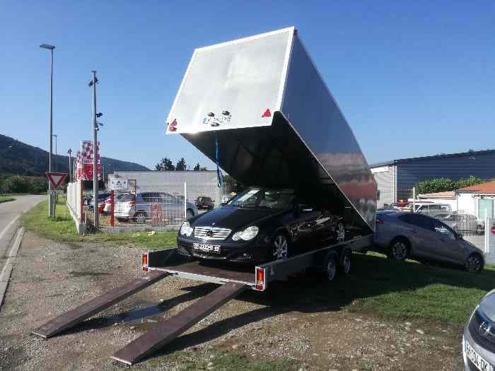 REMORQUE PORTE VOITURE FERME NEUVE 1