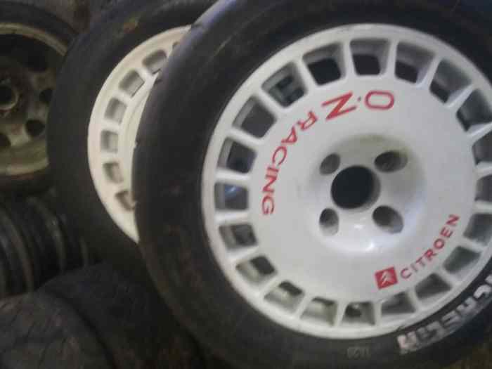 Jantes OZ Citroen Racing + pneus 15