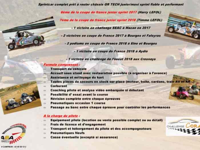Location 2019 sprintcar autocross à partir de 12 ans 2