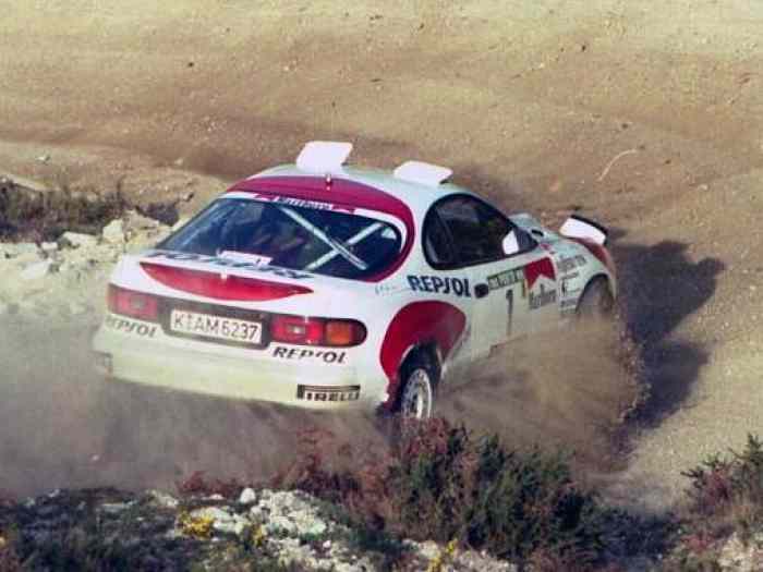 Toyota Celica St185 Gr.A usine Tte Sainz Portugal 1991 K-AM6237 2