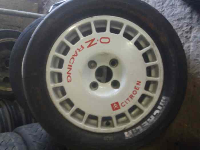 Jantes OZ Citroen Racing + pneus 15