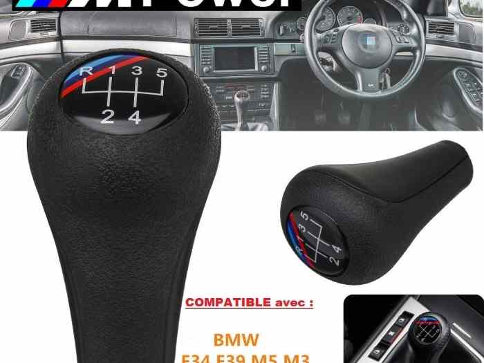 BMW M POWER Pommeau Levier Vitesse E34 E39 M5 M3 M6 E36 E46 E21 E30 E28 Z X TECH 0