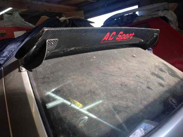 Aileron saxo kit car carbone 1
