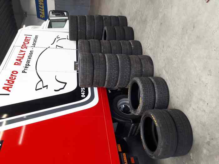 Aldero Rallysport Vends lot pneus racing Pirelli 18 pouces . 2