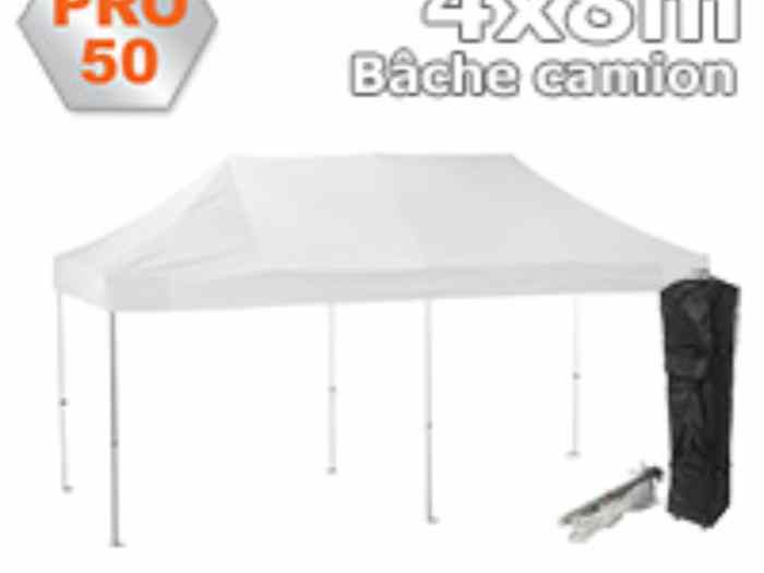 Tente pliante 8 x 4  pro50 Spidtec neuve 1
