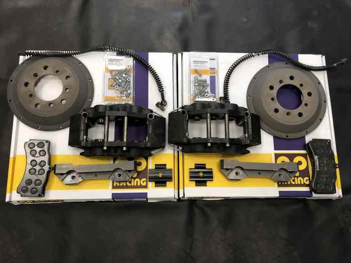 KIT GROS FREINS BMW M3 E46 AP RACING 6 PISTONS DISQUES NEUFS 0