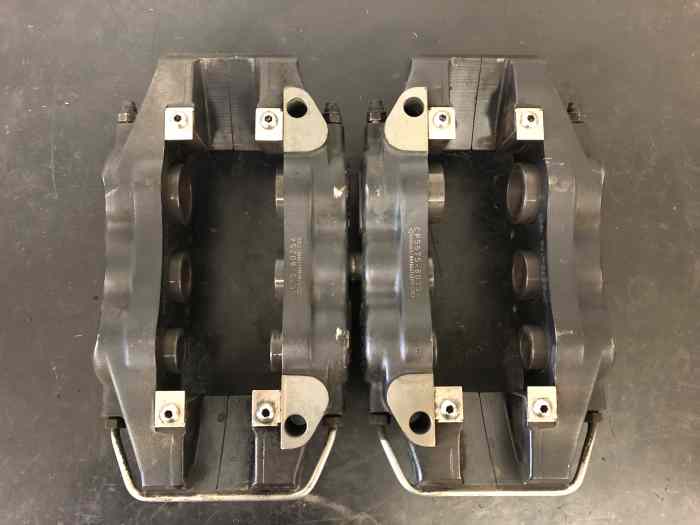 KIT GROS FREINS BMW M3 E46 AP RACING 6 PISTONS DISQUES NEUFS 4