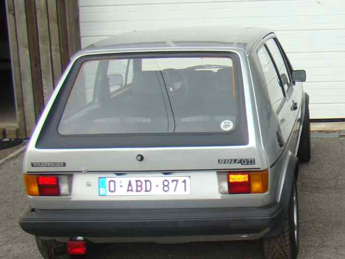 Golf 1 GTI préparation Rallyes Régularité VHRS 1