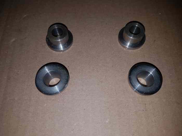 inserts acier pour pivot alu clio 3 RS