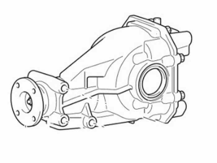 Pont arrière Lancer Evo RS 4 5 6 7 8 9 10