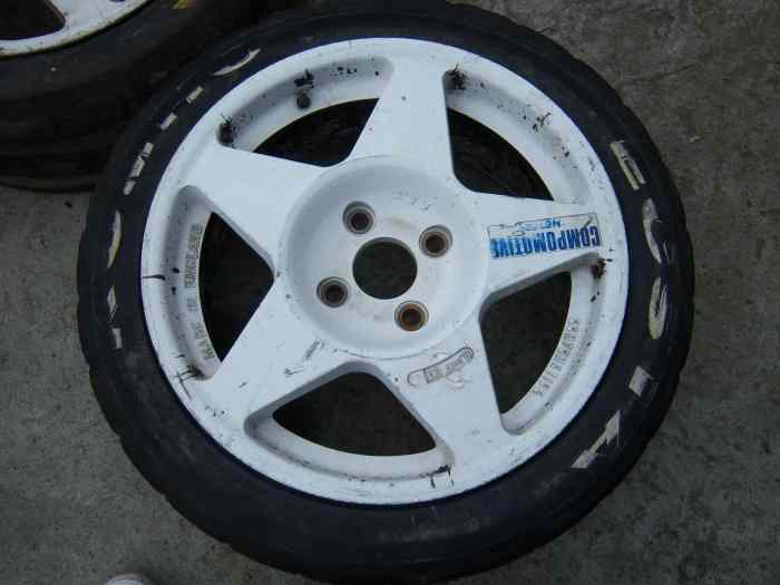 8 jantes compomotive pour toyota celica gt turbo wrc gt4 en 17 pouces 1