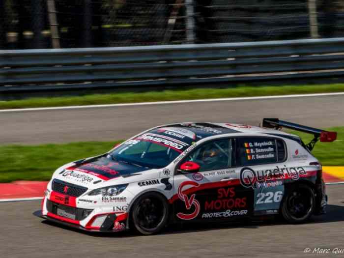 Peugeot 308 Racing Cup avec modifications d