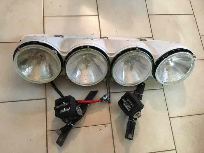 Rampe de phare AX 106 205 avec phare additionnel 0