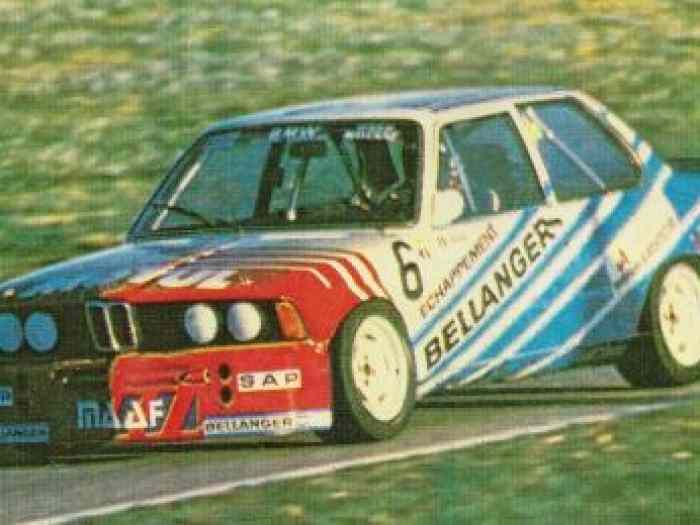 Vraie BMW 323  Vainqueur Criterium Production 1984 avec Roland Bassaler 0