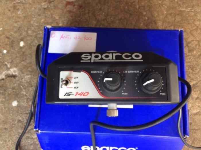 Radio sparco is 140 + cable camera 0