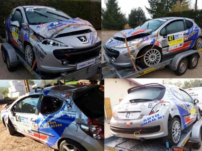 207 RC A8 accidentée 0