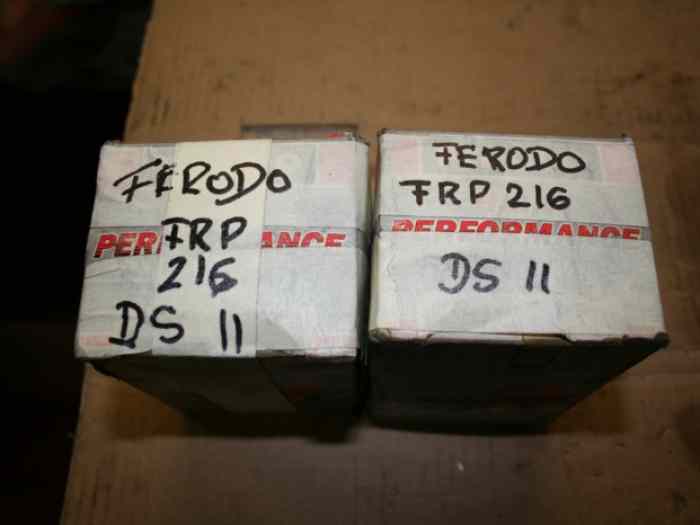PLAQUETTES FERODO ET PAGID COURSE 5
