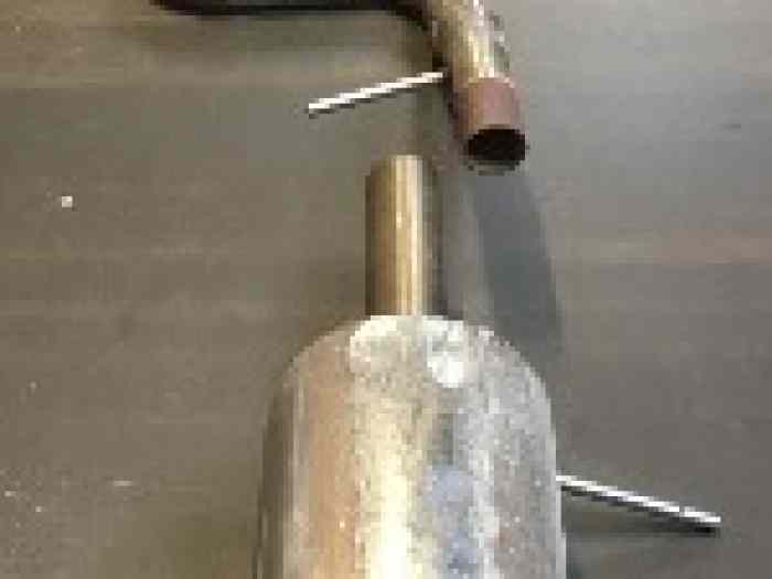 Ligne complète (du collecteur au silencieux) en inox pour Citroën C2 Vts. 1