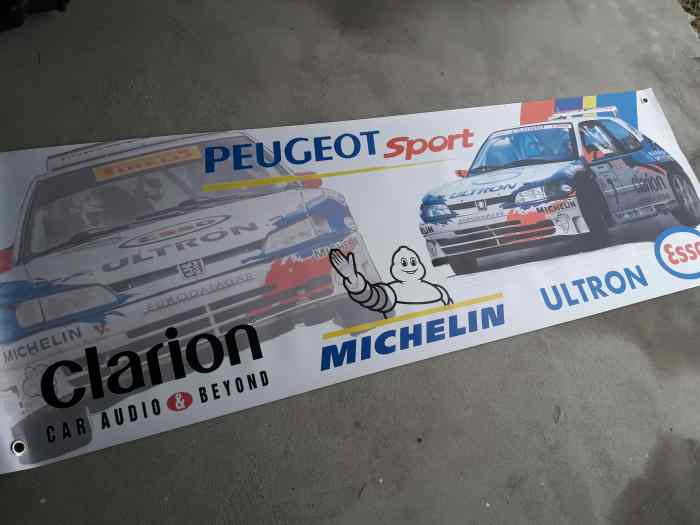 Bâche déco garage / Renault Sport / Subaru / 306 Maxi Loeb etc 2