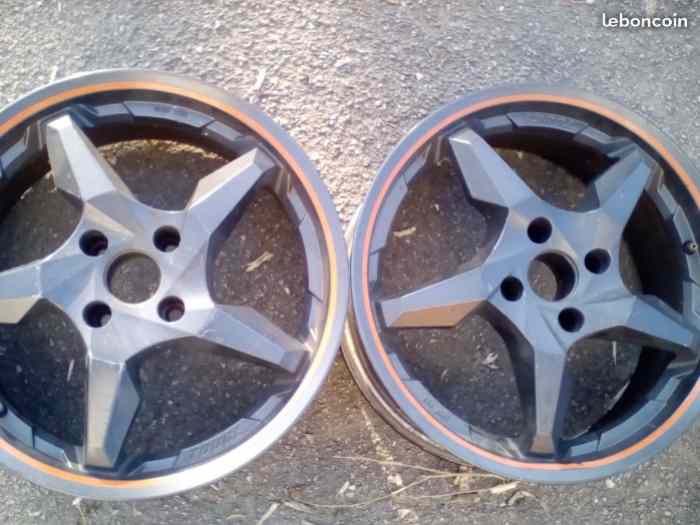 2 Jante alu Dotz Touge Graphite 17 pouces peugeot 0