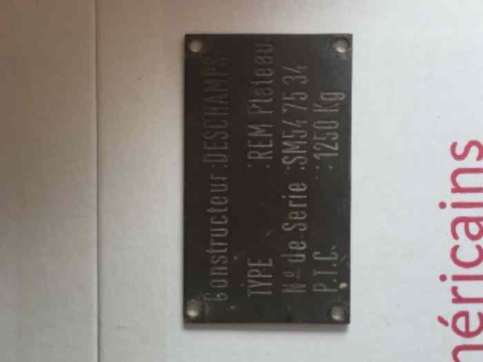 Carte grise pour remorque plateau