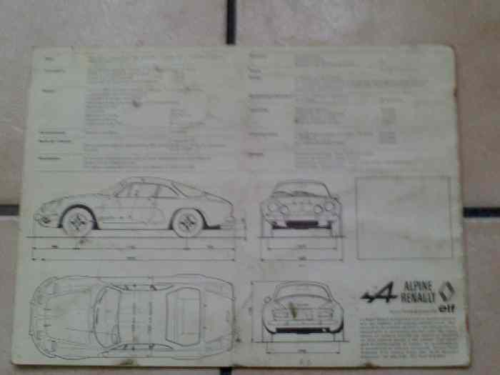 catalogue ALPINE A 110 2