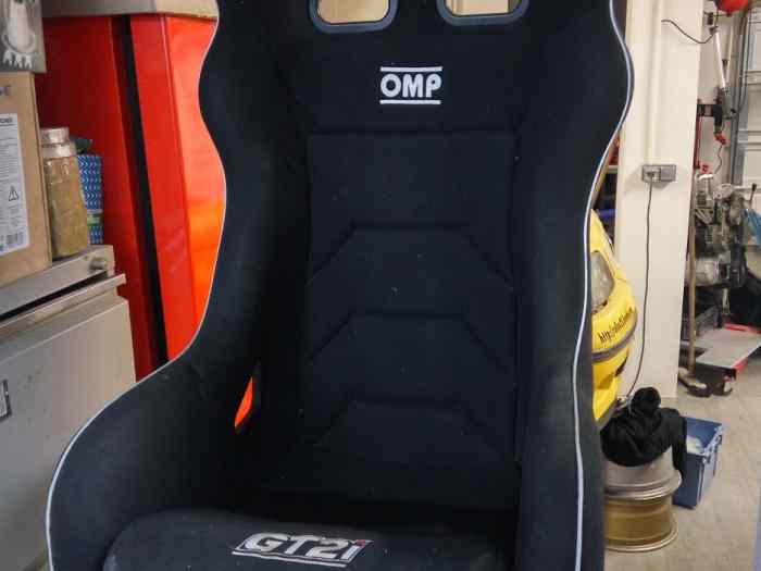Baquet OMP GT2i RSPT2 homologué FIA 8855-1999 date validité fin 2020 0