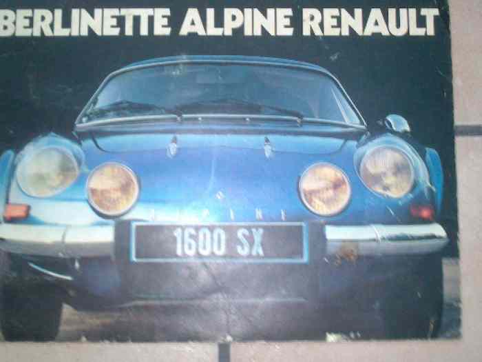 catalogue ALPINE A 110 0