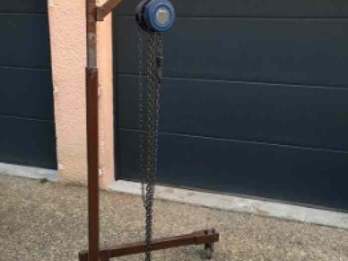 Chèvre-lève moteur fabriqué sur mesure 1