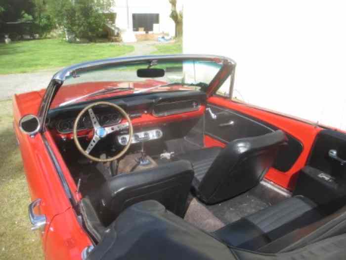 MUSTANG CABRIOLET 1966  6CYLINDRES – photo 4 sur 6