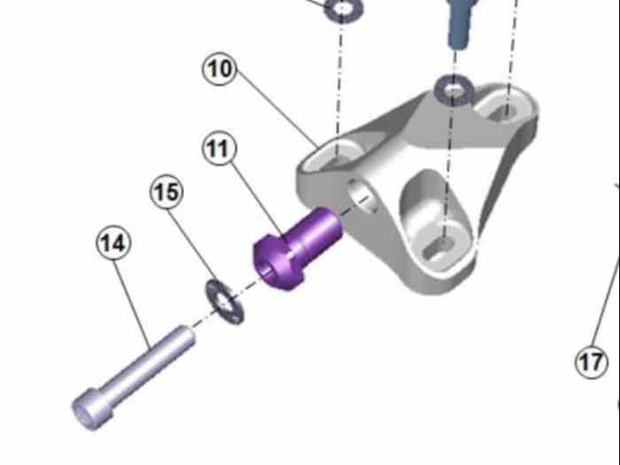 support moteur BV F2000 DS3 R5 2