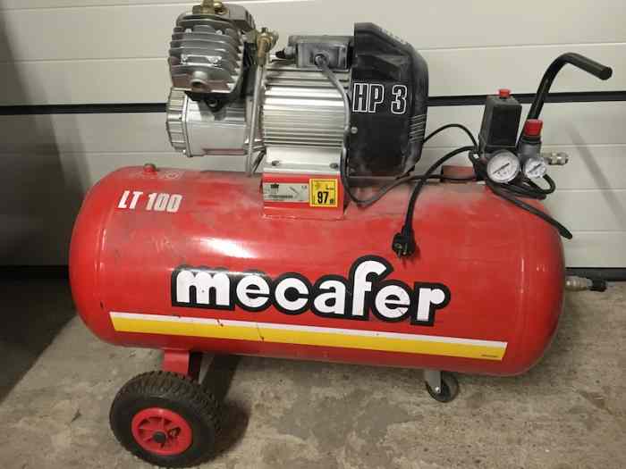 Compresseur MECAFER 100 Litres 0