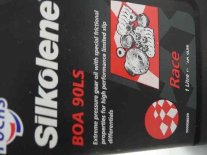 Huile Silkolene BOA90LS compétition auto-bloquant neuf 1