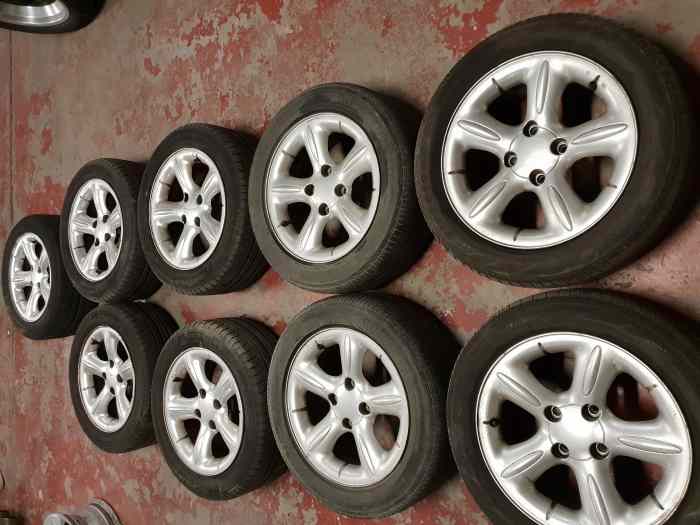LOT 9 JANTES ALU XSARA 15 POUCES