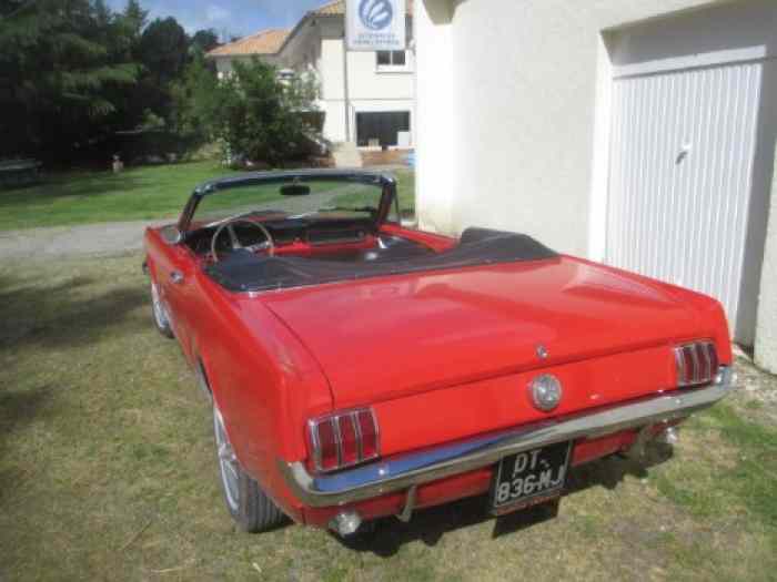 MUSTANG CABRIOLET 1966  6CYLINDRES – photo 2 sur 6