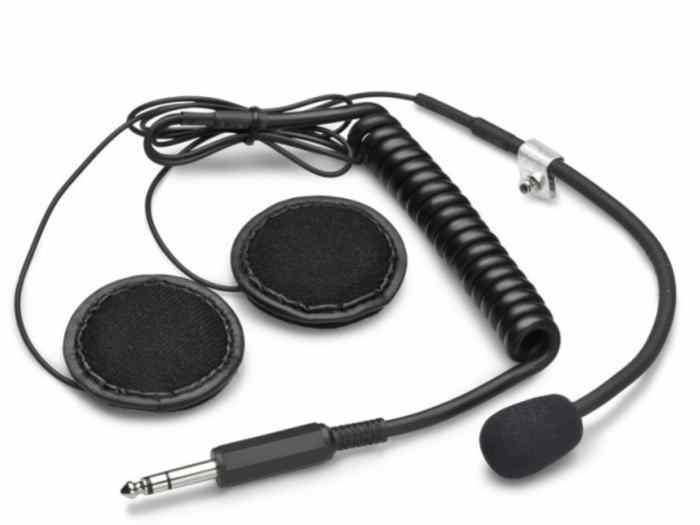 Kit micro et haut parleurs Sparco compatible avec la radio IS-110 et les casques Jet