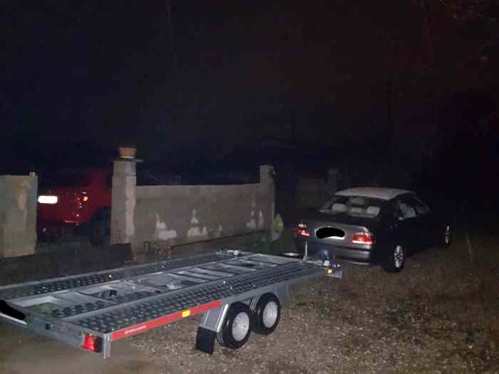 Remorque porte voiture basculante Tema 2000 kg PTAC