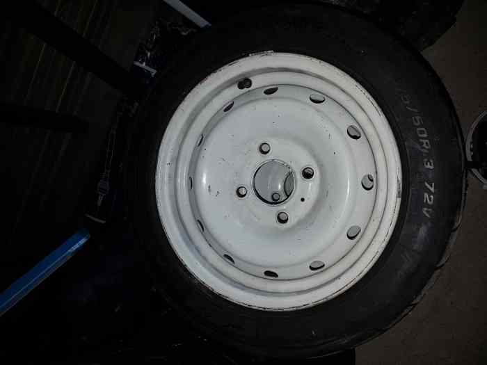 4 jantes 205 rallye avec 4 pneus nankang competition 0