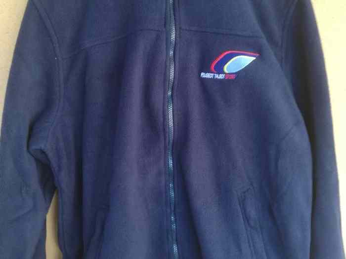 Nouvel arrivage ! Veste polaire bleue PEUGEOT TALBOT SPORT 205 GTI 104 505 SAMBA RALLYE 405 309 3