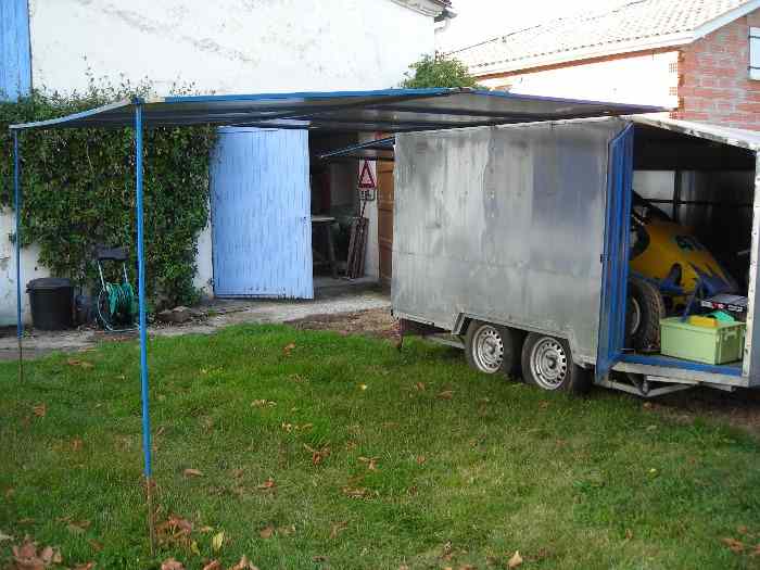 Vend remorque fermée idéal Kart, Quad, Moto, PTC 1400kg 2