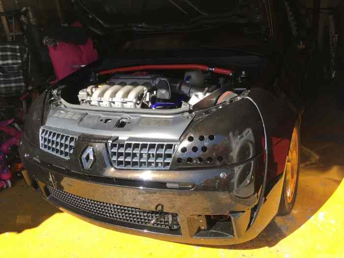 Clio 2 rs moteur Swindon racing 218,2 ch et 249 nm boite lambev couple court 12/59 neuve 1