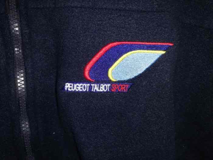 Nouvel arrivage ! Veste polaire bleue PEUGEOT TALBOT SPORT 205 GTI 104 505 SAMBA RALLYE 405 309 1