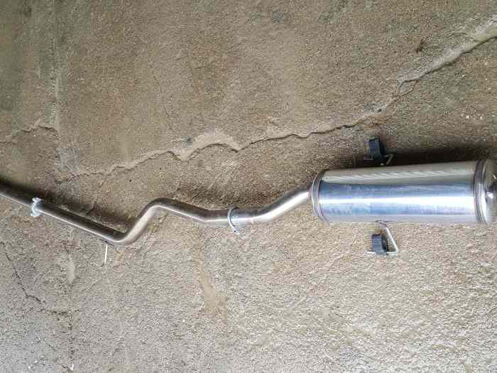 ligne échappement inox SAXO ou 106 groupe N 0