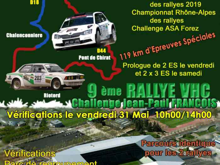 Recherche pilote pour rallye Forez 2019