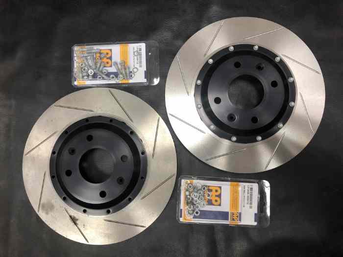2 Disques ap racing 304X28mm + bols peugeot ou renault NEUF 0